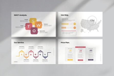 Zara PowerPoint Presentation Template, Slide 4, 13555, Business — PoweredTemplate.com