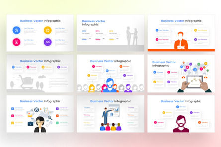 Business Vector PowerPoint - Infographic Template, Diapositive 3, 13568, Business — PoweredTemplate.com