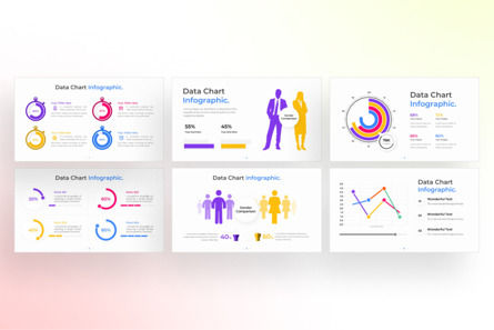 Data Chart PowerPoint - Infographic Template, スライド 2, 13575, ビジネス — PoweredTemplate.com