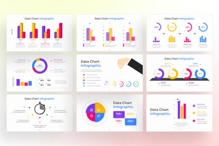Data Chart PowerPoint - Infographic Template, Deslizar 3, 13575, Negócios — PoweredTemplate.com