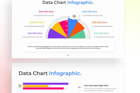 Data Chart PowerPoint - Infographic Template, Diapositiva 4, 13575, Negocios — PoweredTemplate.com