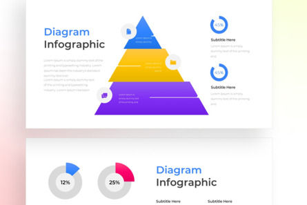 Diagram PowerPoint - Infographic Template, Deslizar 4, 13576, Negócios — PoweredTemplate.com
