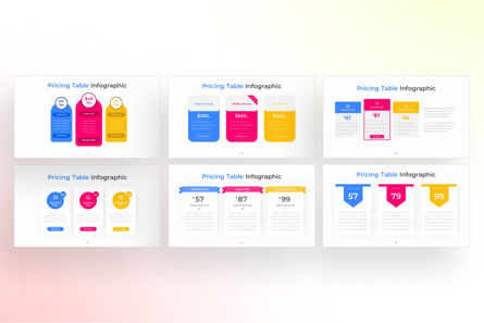 Pricing Table PowerPoint - Infographic Template, 슬라이드 2, 13586, 비즈니스 — PoweredTemplate.com
