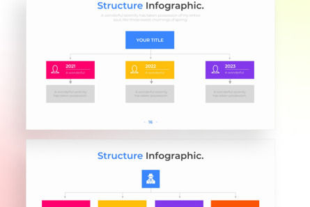 Structure PowerPoint - Infographic Template, 슬라이드 4, 13590, 비즈니스 — PoweredTemplate.com