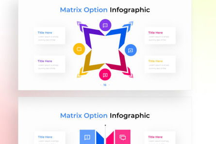 Matrix PowerPoint - Infographic Template, Dia 4, 13591, Bedrijf — PoweredTemplate.com