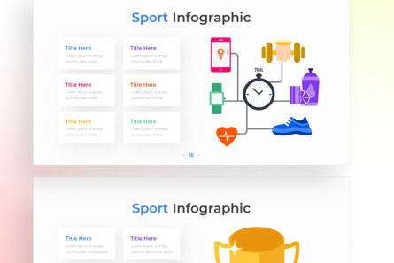 Sport PowerPoint - Infographic Template, 幻灯片 4, 13592, 商业 — PoweredTemplate.com