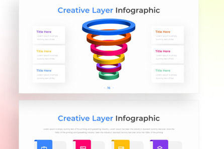Creative Layer PowerPoint - Infographic Template, スライド 4, 13600, 抽象／テクスチャ — PoweredTemplate.com