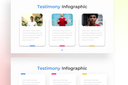 Testimony PowerPoint - Infographic Template, スライド 4, 13604, ビジネス — PoweredTemplate.com