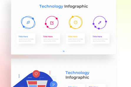 Technology PowerPoint - Infographic Template, Dia 4, 13621, Bedrijf — PoweredTemplate.com