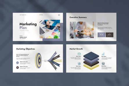 Marketing Plan Presentation Template, Slide 3, 13623, Business — PoweredTemplate.com