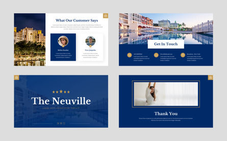 The Neuville - Luxury Hotel Powerpoint Template, 幻灯片 5, 13624, 商业 — PoweredTemplate.com
