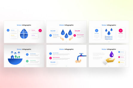 Water PowerPoint - Infographic Template, Diapositive 2, 13625, Business — PoweredTemplate.com