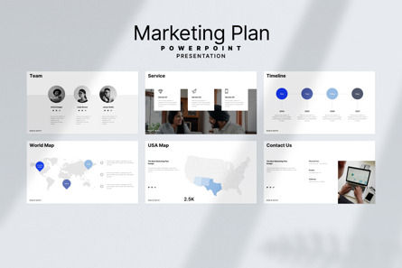 Marketing Plan PowerPoint Template, Deslizar 7, 13626, Negócios — PoweredTemplate.com