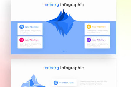 Iceberg PowerPoint - Infographic Template, 幻灯片 4, 13627, 商业 — PoweredTemplate.com