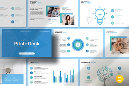 Investor Pitch Deck Google Slides Presentation Template, Google Presentaties-thema, 13629, Business Concepten — PoweredTemplate.com
