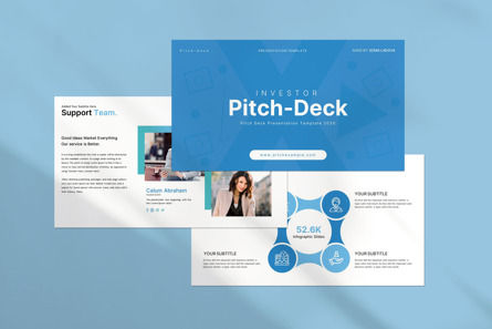 Investor Pitch Deck Google Slides Presentation Template, Diapositive 2, 13629, Concepts commerciaux — PoweredTemplate.com