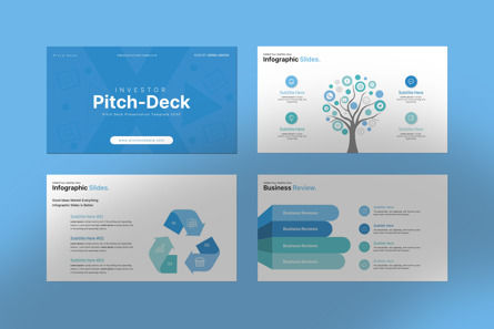 Investor Pitch Deck Google Slides Presentation Template, Dia 4, 13629, Business Concepten — PoweredTemplate.com