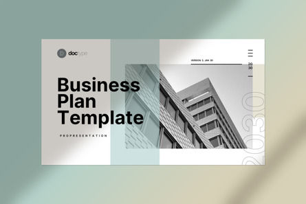 Business Plan Presentation Template, Diapositiva 2, 13634, Negocios — PoweredTemplate.com