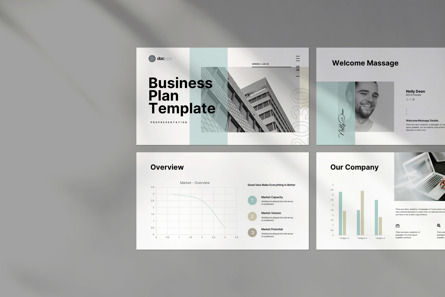 Business Plan Presentation Template, Diapositiva 3, 13634, Negocios — PoweredTemplate.com