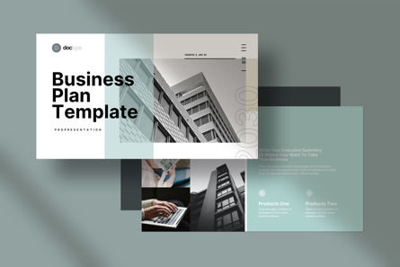 Business Plan Presentation Template, Diapositiva 5, 13634, Negocios — PoweredTemplate.com