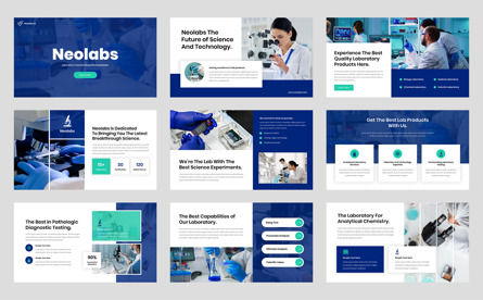 Neolabs - Labolatory Science Research PowerPoint, Deslizar 2, 13635, Negócios — PoweredTemplate.com
