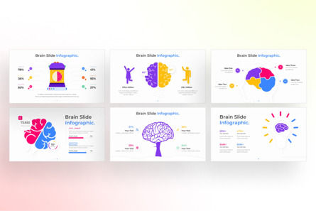 Brain PowerPoint - Infographic Template, Folie 2, 13639, Business — PoweredTemplate.com