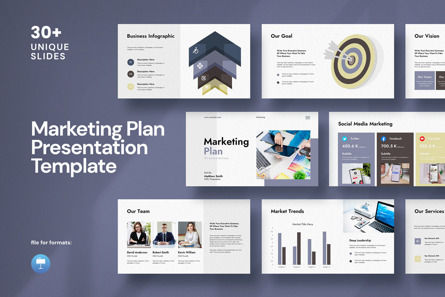 Marketing Plan Keynote Template, Modelo do Keynote da Apple, 13642, Negócios — PoweredTemplate.com