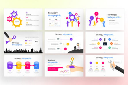 Strategy PowerPoint - Infographic Template, Slide 3, 13648, Bisnis — PoweredTemplate.com