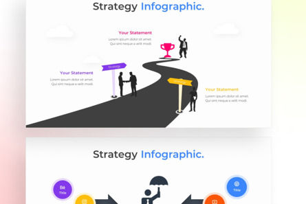Strategy PowerPoint - Infographic Template, Slide 4, 13648, Lavoro — PoweredTemplate.com