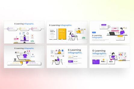 E-Learning PowerPoint - Infographic Template, Dia 2, 13649, Bedrijf — PoweredTemplate.com