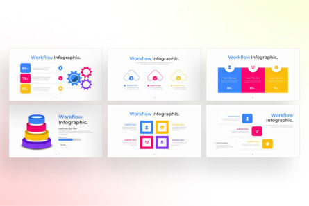 Workflow PowerPoint - Infographic Template, Slide 2, 13650, Lavoro — PoweredTemplate.com
