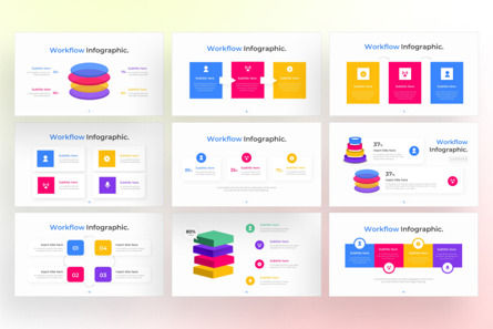 Workflow PowerPoint - Infographic Template, Diapositive 3, 13650, Business — PoweredTemplate.com