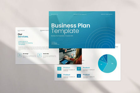 Business Plan Google Slides Presentation Template, Slide 2, 13652, Konsep Bisnis — PoweredTemplate.com