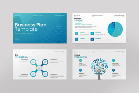 Business Plan Google Slides Presentation Template, Slide 4, 13652, Konsep Bisnis — PoweredTemplate.com
