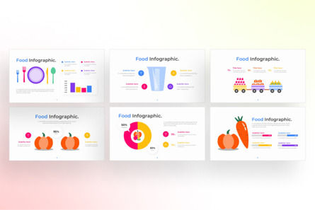 Food PowerPoint - Infographic Template, 슬라이드 2, 13655, 비즈니스 — PoweredTemplate.com