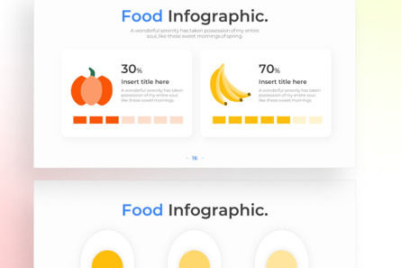 Food PowerPoint - Infographic Template, 슬라이드 4, 13655, 비즈니스 — PoweredTemplate.com