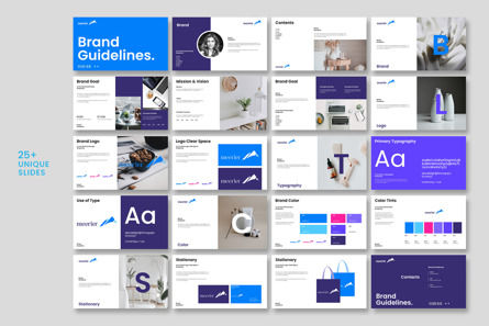 Brand Guidelines Presentation Template, Slide 6, 13658, Bisnis — PoweredTemplate.com