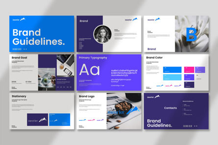Brand Guidelines Presentation Template, Slide 8, 13658, Bisnis — PoweredTemplate.com