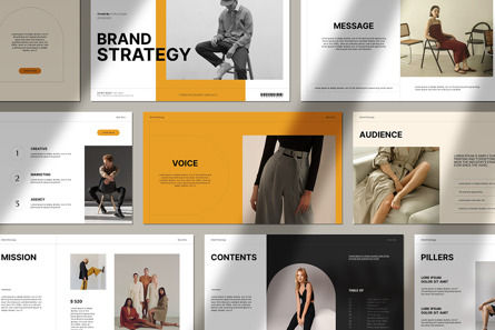 Brand Strategy Template, Diapositiva 4, 13659, Negocios — PoweredTemplate.com