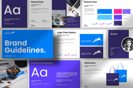 Brand Guidelines Google Slide Template, Tema do Google Slides, 13663, Negócios — PoweredTemplate.com