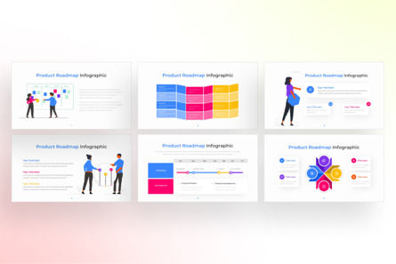 Product Roadmap PowerPoint - Infographic Template, Deslizar 2, 13669, Negócios — PoweredTemplate.com