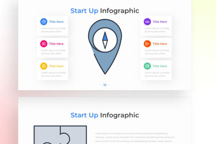 Start-Up PowerPoint - Infographic Template, Dia 4, 13670, Bedrijf — PoweredTemplate.com