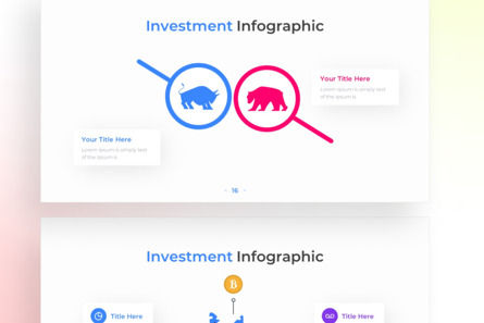 Investment PowerPoint - Infographic Template, Deslizar 4, 13671, Negócios — PoweredTemplate.com