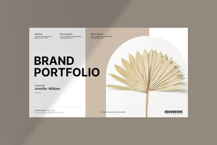 Brand Portfolio Powerpoint Template, 幻灯片 3, 13673, 商业 — PoweredTemplate.com
