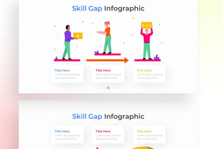 Skill Gap PowerPoint - Infographic Template, Slide 4, 13679, Lavoro — PoweredTemplate.com