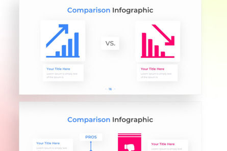 Comparison PowerPoint - Infographic Template, Deslizar 4, 13681, Negócios — PoweredTemplate.com