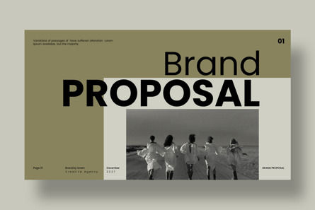 Brand Proposal Presentation Template, Slide 7, 13683, Business — PoweredTemplate.com