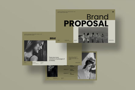 Brand Proposal Presentation Template, Deslizar 8, 13683, Negócios — PoweredTemplate.com