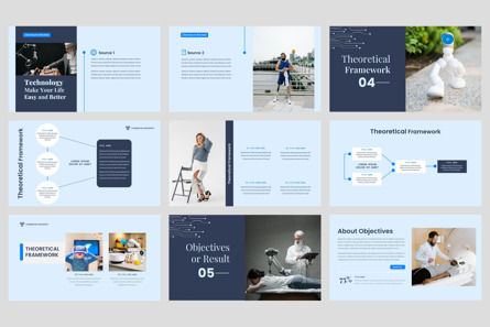 Thesis Defense Technology Powerpoint Template, Dia 3, 13687, Education & Training — PoweredTemplate.com