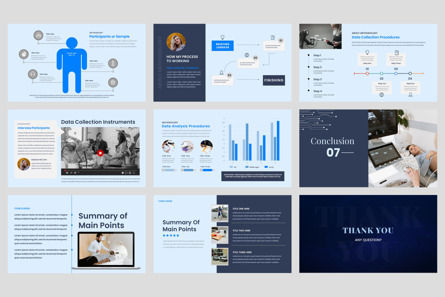 Thesis Defense Technology Powerpoint Template, Dia 5, 13687, Education & Training — PoweredTemplate.com